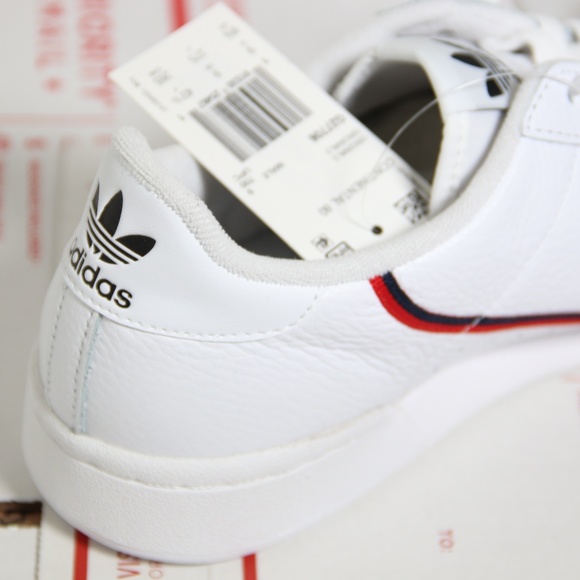 Adidas White CONTINENTAL 80 Sneakers - Picture 3 of 7